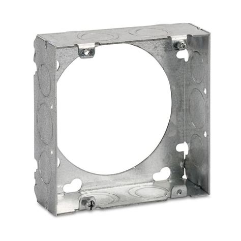 2-gang metal electrical box extension ring with 2 in raise|sigma 2 gang extension ring.